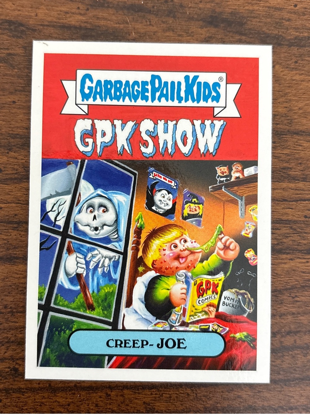 Creep JOE - Garbage Pail Kids Trading Card
